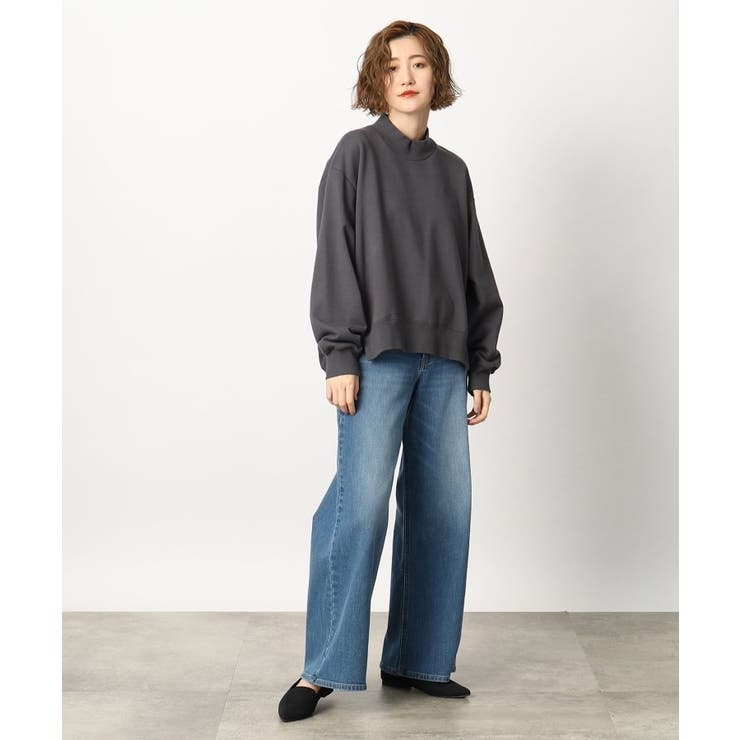 クラブハウス　モックネックスウェット　グリーン 90's OLD GAP モックネックスウェット - used&vintage box Hi-smile