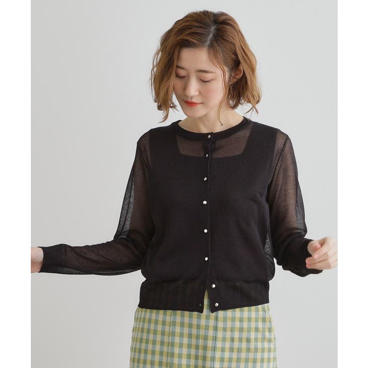 【雑誌掲載】洗えるシアーカーディガン | grove | 詳細画像9 