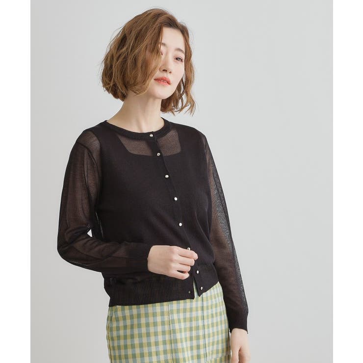 【雑誌掲載】洗えるシアーカーディガン | grove | 詳細画像10 