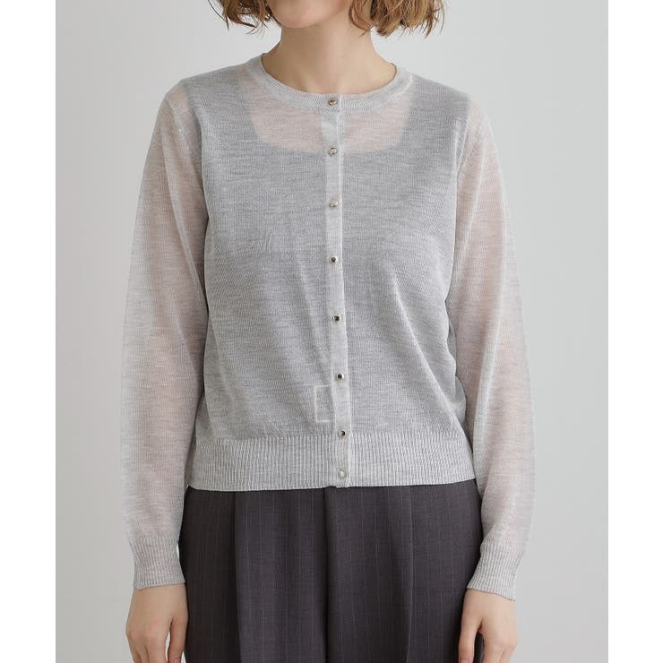【雑誌掲載】洗えるシアーカーディガン | grove | 詳細画像30 