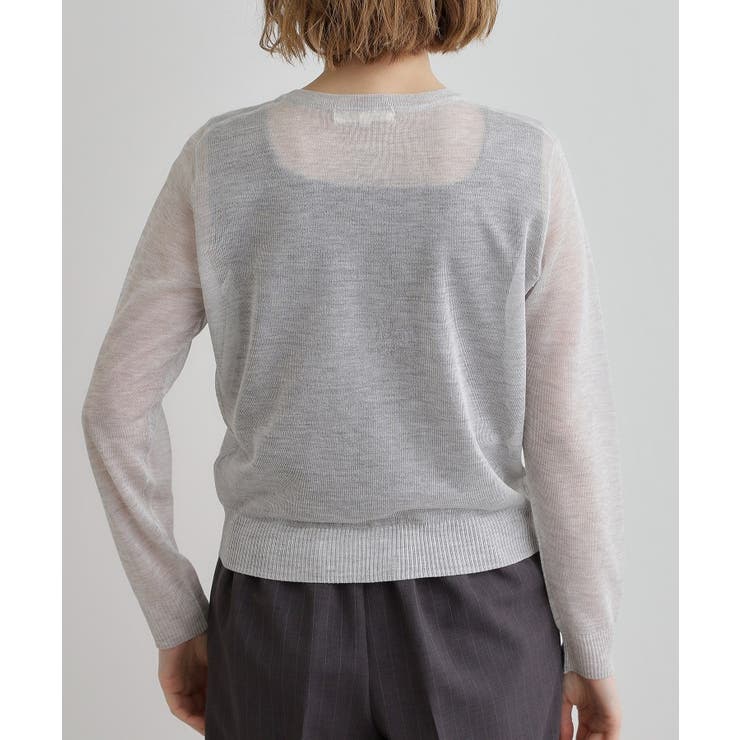 【雑誌掲載】洗えるシアーカーディガン | grove | 詳細画像32 