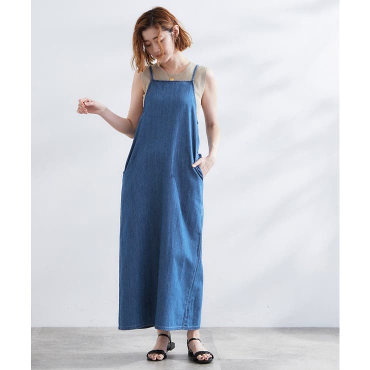 【Lee】DENIM CAMISOLE DRESS | grove | 詳細画像3 
