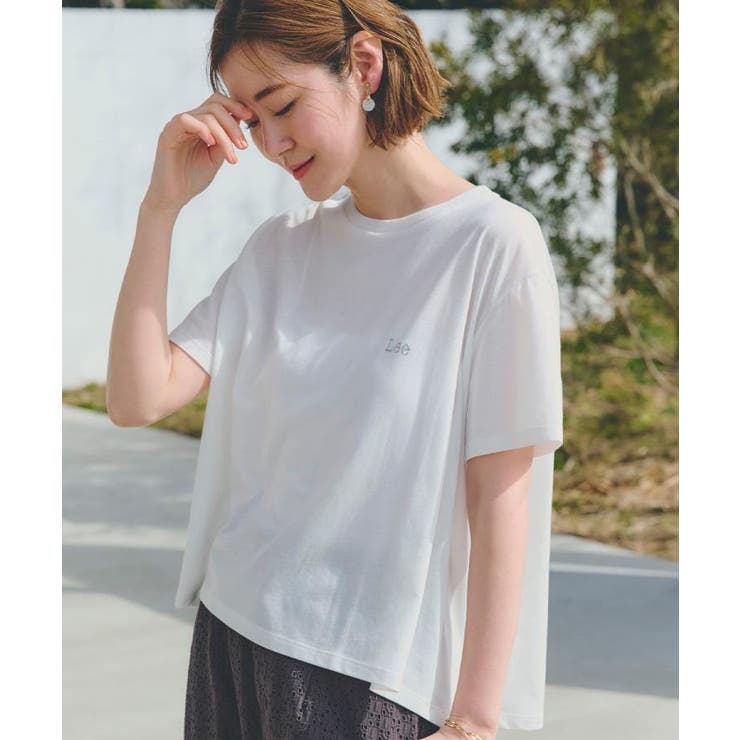 オフホワイト(003) | 【Lee×grove別注】HALF SLEEVE FLARE T-SHIRTS | grove