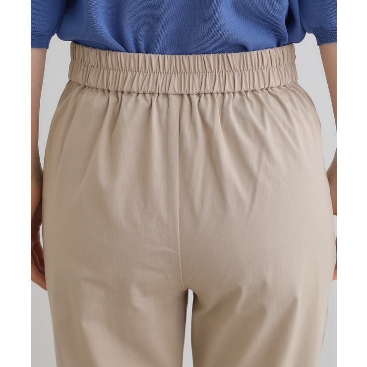 高身長さん向け＋5cm【接触冷感】サマーハイパーストレッチテーパードパンツ | grove | 詳細画像25 