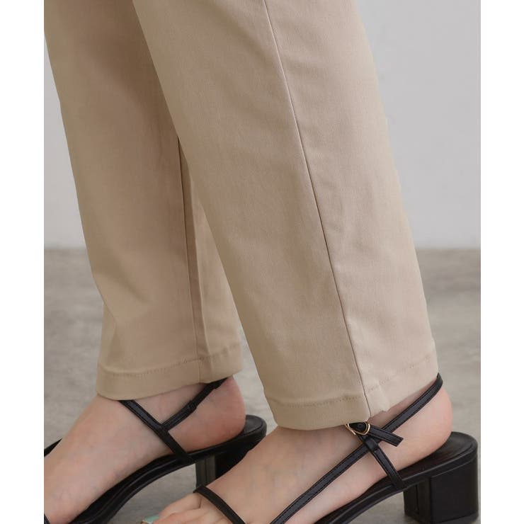 高身長さん向け＋5cm【接触冷感】サマーハイパーストレッチテーパードパンツ | grove | 詳細画像26 