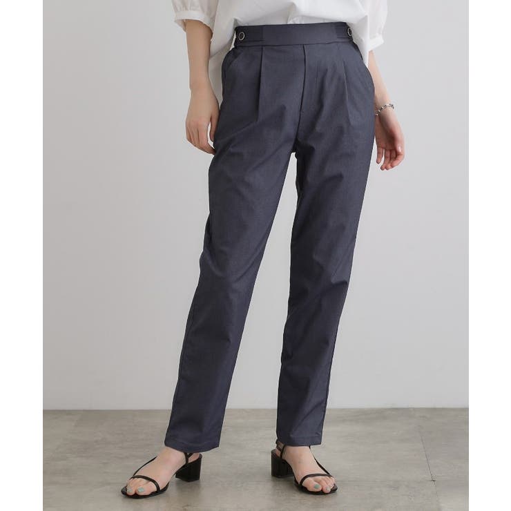 デニムライク(094) | 高身長さん向け＋5cm【接触冷感】サマーハイパーストレッチテーパードパンツ | grove