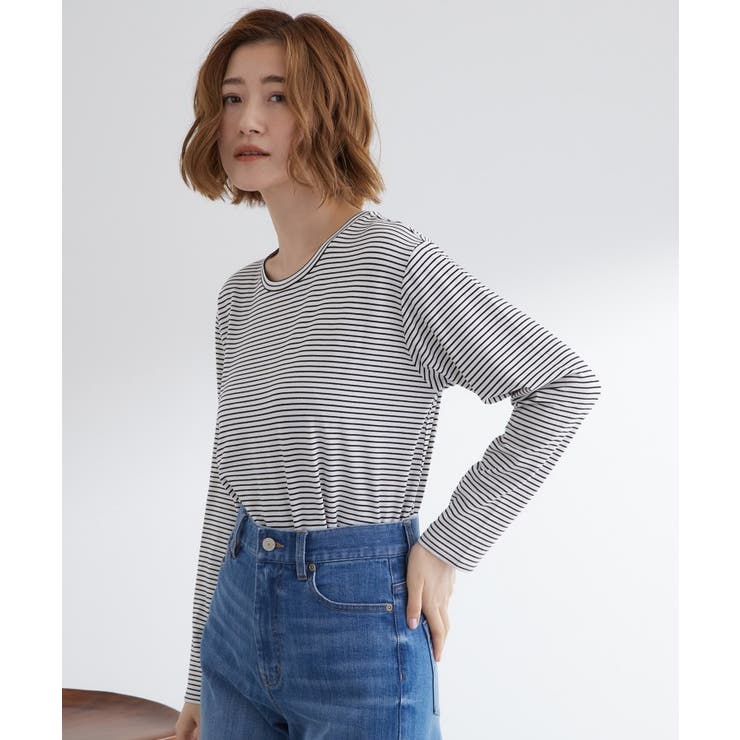 ボーダーアソートベーシックロンT | grove | 詳細画像5 