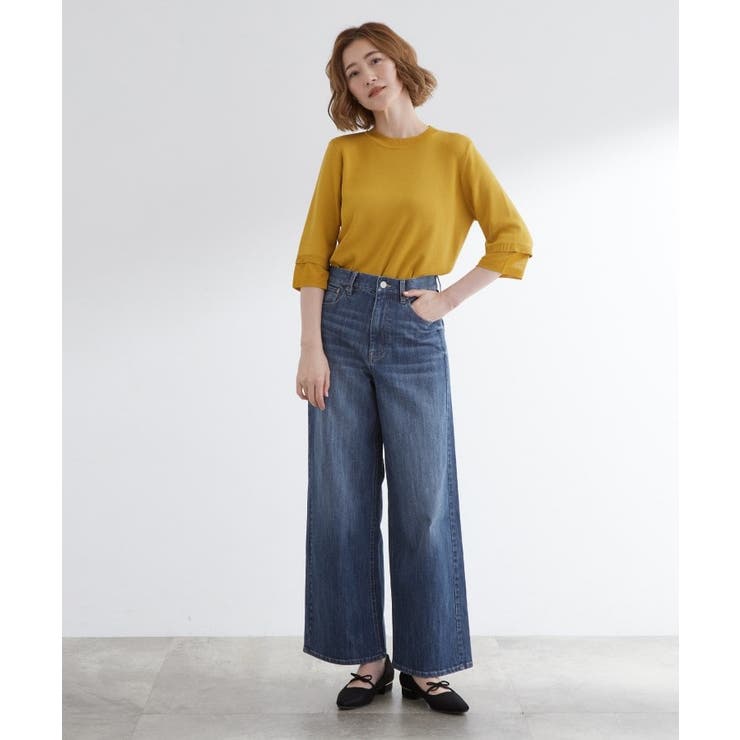 【美シルエット/選べる着丈】大人のためのバギーデニム | grove | 詳細画像7 