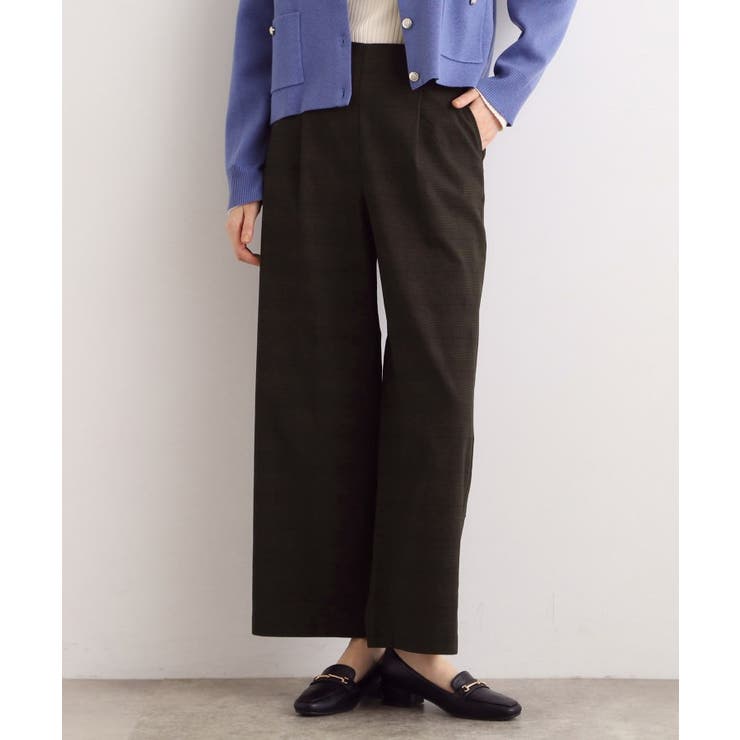 【選べる着丈/多機能】裏起毛ハイパーストレッチワイドパンツ | grove | 詳細画像16 