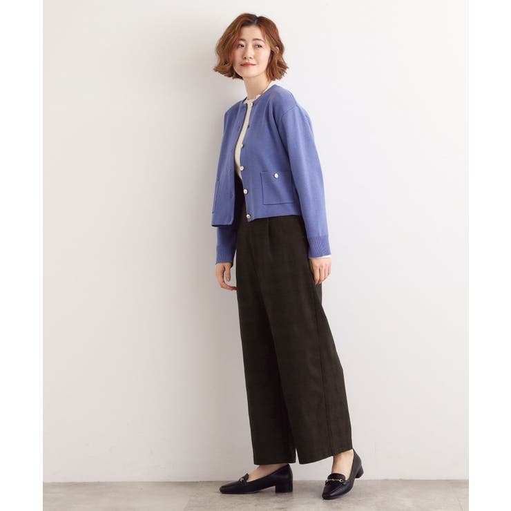 【選べる着丈/多機能】裏起毛ハイパーストレッチワイドパンツ | grove | 詳細画像18 