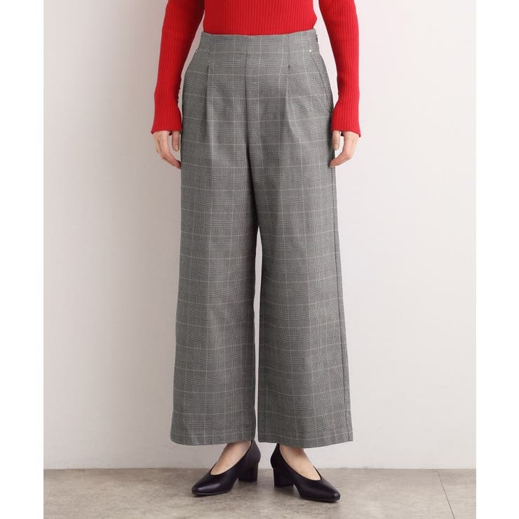 【選べる着丈/多機能】裏起毛ハイパーストレッチワイドパンツ | grove | 詳細画像24 