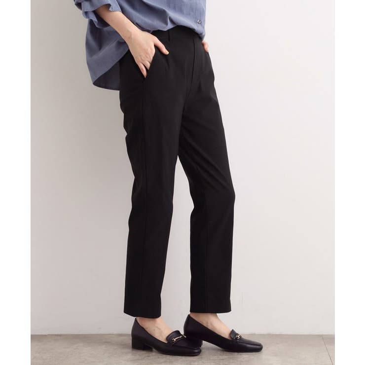 【選べる着丈/多機能】裏起毛ハイパーストレッチテーパードパンツ | grove | 詳細画像1 