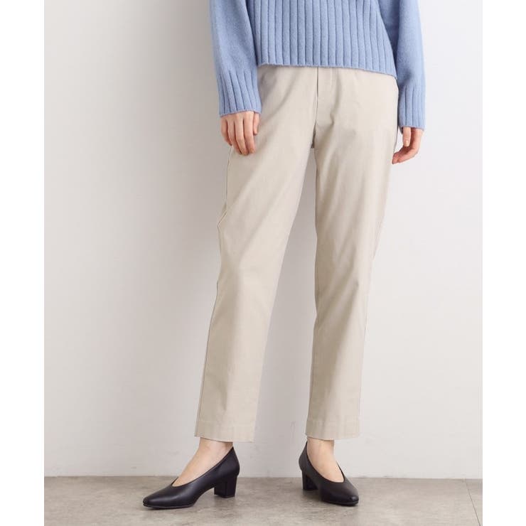 グレージュ(050) | 【選べる着丈/多機能】裏起毛ハイパーストレッチテーパードパンツ | grove