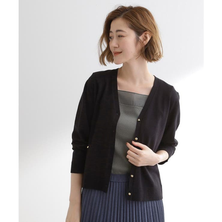 チャコールグレー(013) | シアードッキングタンクトップ | grove