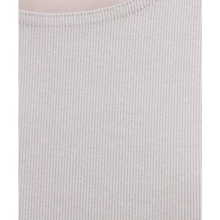 チュールクルーネックタンクトップ | grove | 詳細画像8 