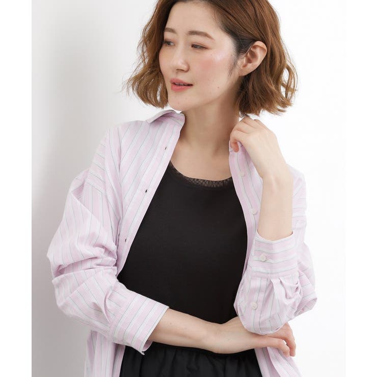 チュールクルーネックタンクトップ | grove | 詳細画像10 