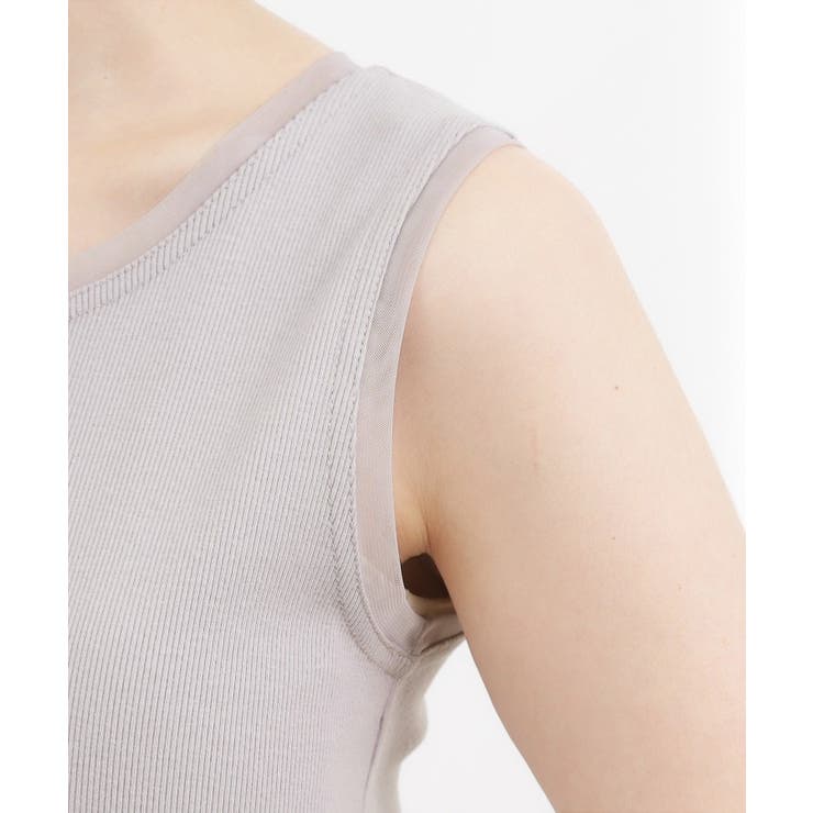 チュールクルーネックタンクトップ | grove | 詳細画像17 