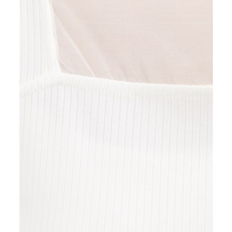 【貴島明日香さん着用】シアードッキングスクエアタンク | grove | 詳細画像4 