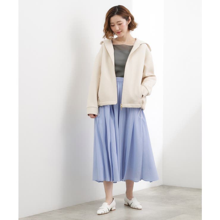 【貴島明日香さん着用】シアードッキングスクエアタンク | grove | 詳細画像7 