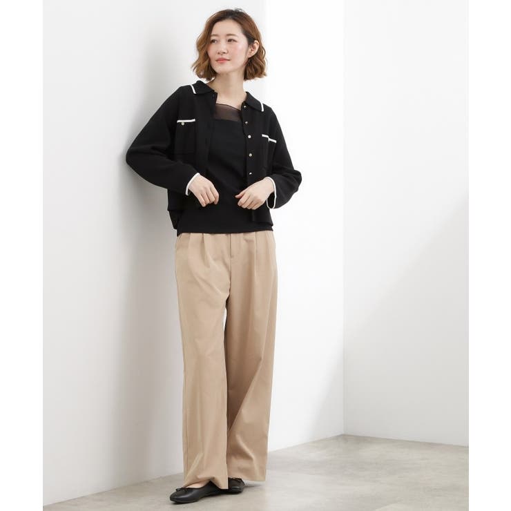 【貴島明日香さん着用】シアードッキングスクエアタンク | grove | 詳細画像11 