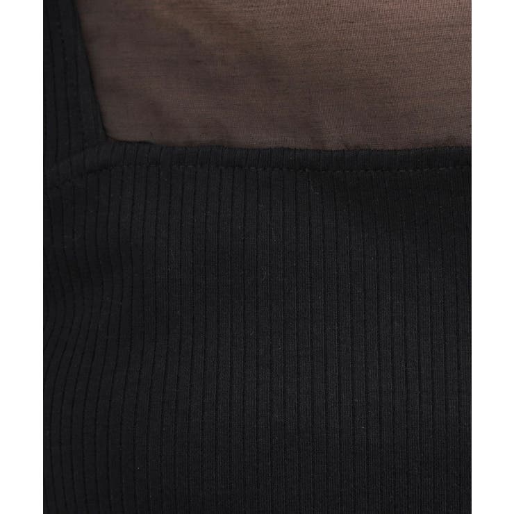 【貴島明日香さん着用】シアードッキングスクエアタンク | grove | 詳細画像12 