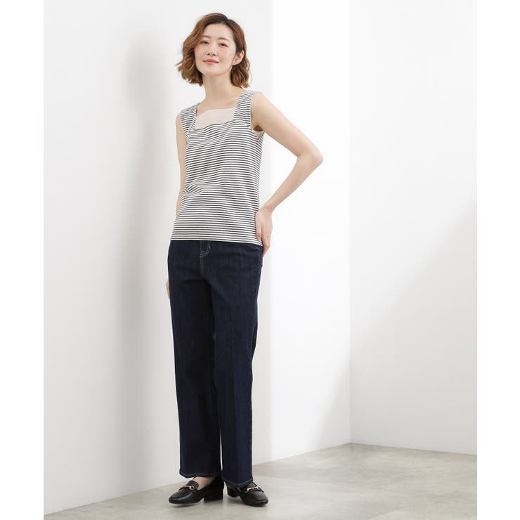 【貴島明日香さん着用】シアードッキングスクエアタンク | grove | 詳細画像21 