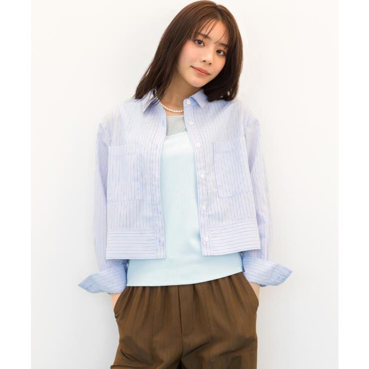 【貴島明日香さん着用】シアードッキングスクエアタンク | grove | 詳細画像14 