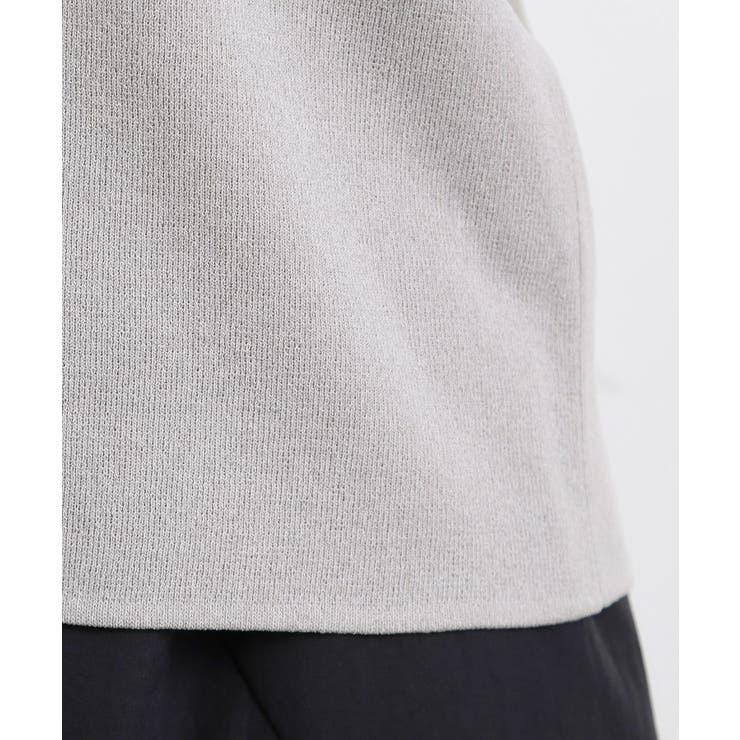 やわらかドライタッチ 袖メッシュ編みニット | grove | 詳細画像26 