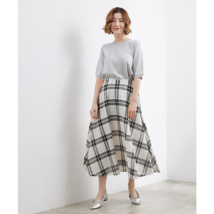 【シリーズ累計34万枚】やわらかドライタッチ 五分袖クルーネックニット | grove | 詳細画像10 