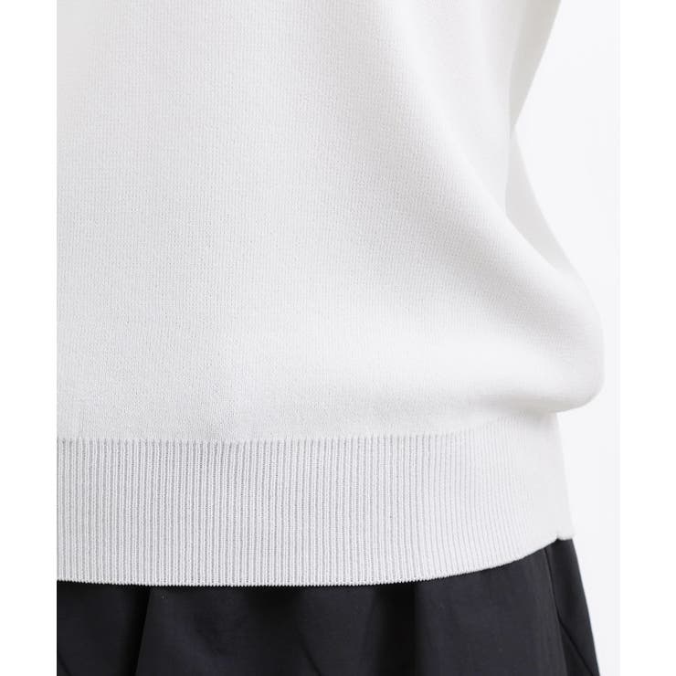 【シリーズ累計34万枚】やわらかドライタッチ 五分袖クルーネックニット | grove | 詳細画像46 
