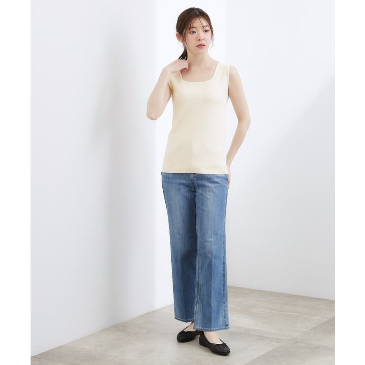 2WAYスクエアニットタンク | grove | 詳細画像3 