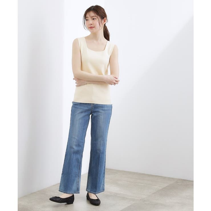 2WAYスクエアニットタンク | grove | 詳細画像4 