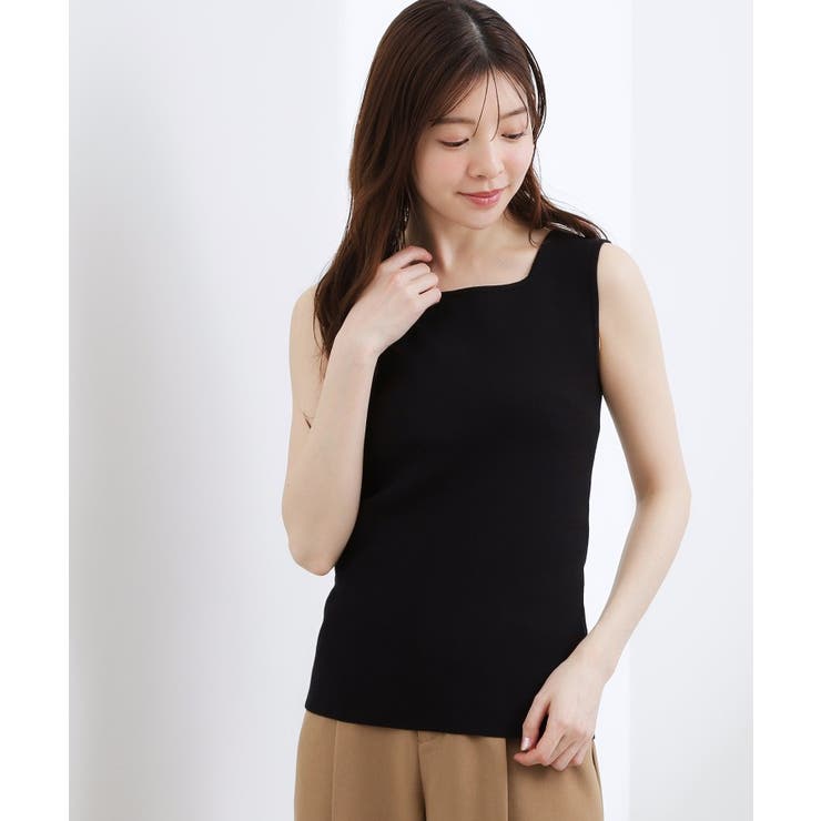 2WAYスクエアニットタンク | grove | 詳細画像14 