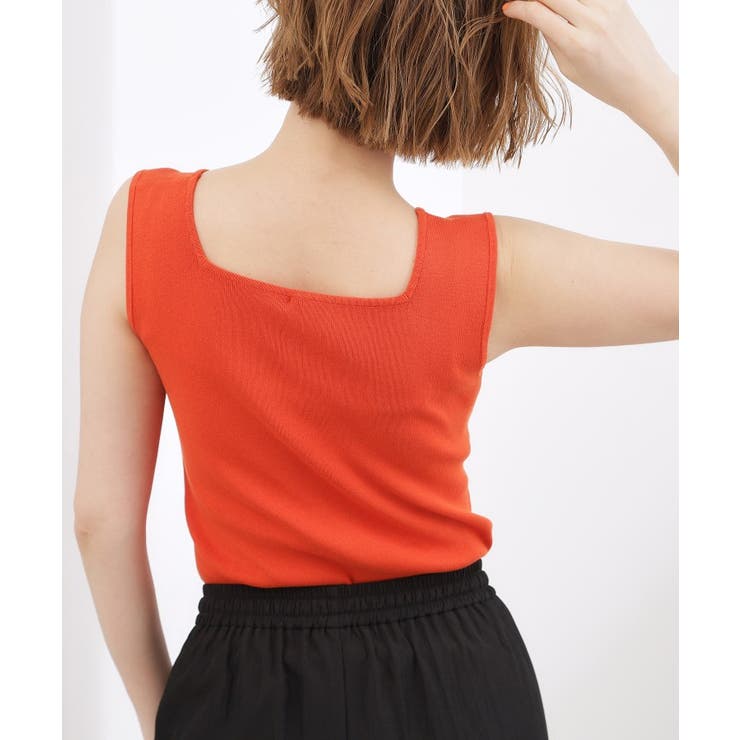 2WAYスクエアニットタンク | grove | 詳細画像19 