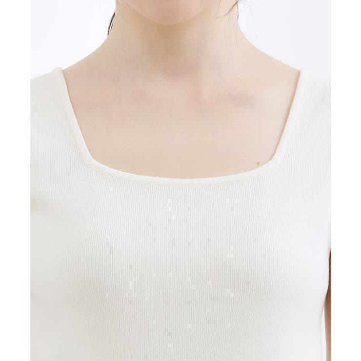 2WAYスクエアニットタンク | grove | 詳細画像28 