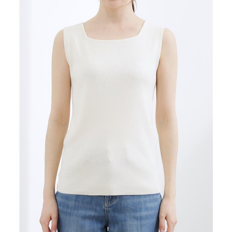 2WAYスクエアニットタンク | grove | 詳細画像31 