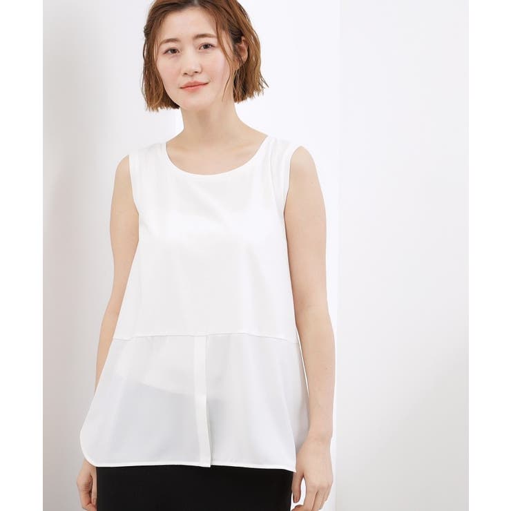 【貴島明日香さん着用】裾レイヤードタンクトップ | grove | 詳細画像1 