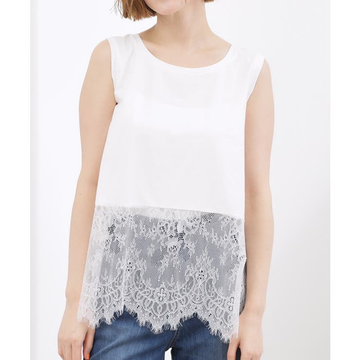 【貴島明日香さん着用】裾レイヤードタンクトップ | grove | 詳細画像16 