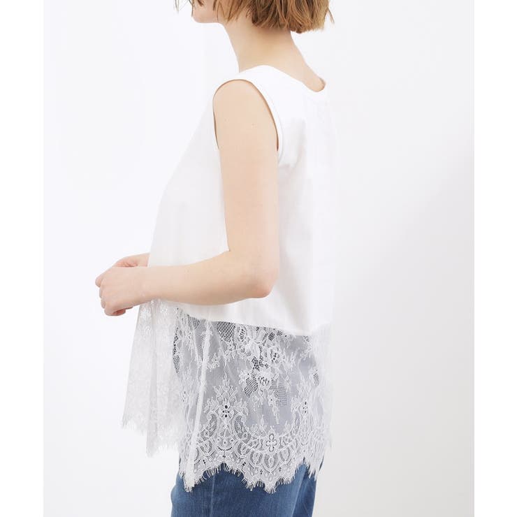 【貴島明日香さん着用】裾レイヤードタンクトップ | grove | 詳細画像17 