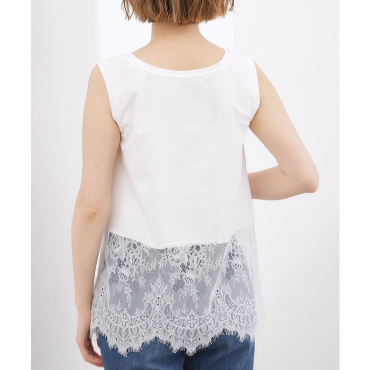 【貴島明日香さん着用】裾レイヤードタンクトップ | grove | 詳細画像18 