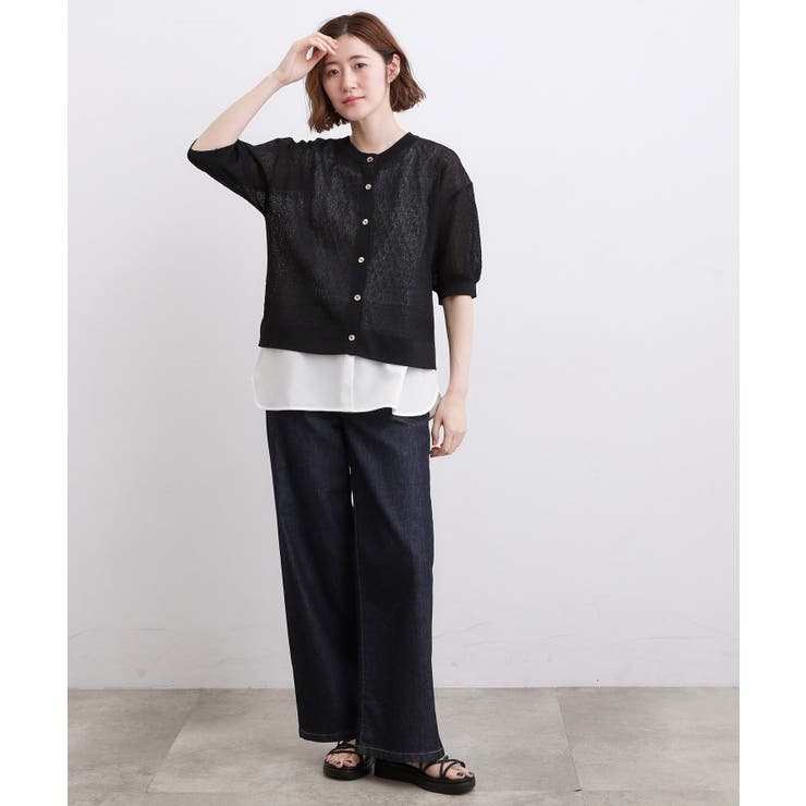 再入荷！【貴島明日香さん着用】裾レイヤードタンクトップ[品番