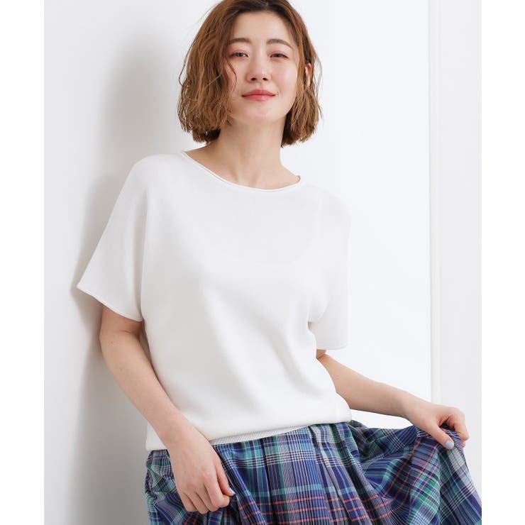 オフ(003) | 【シリーズ累計36万枚！名品ニット】やわらかドライタッチ ドルマンニット | grove
