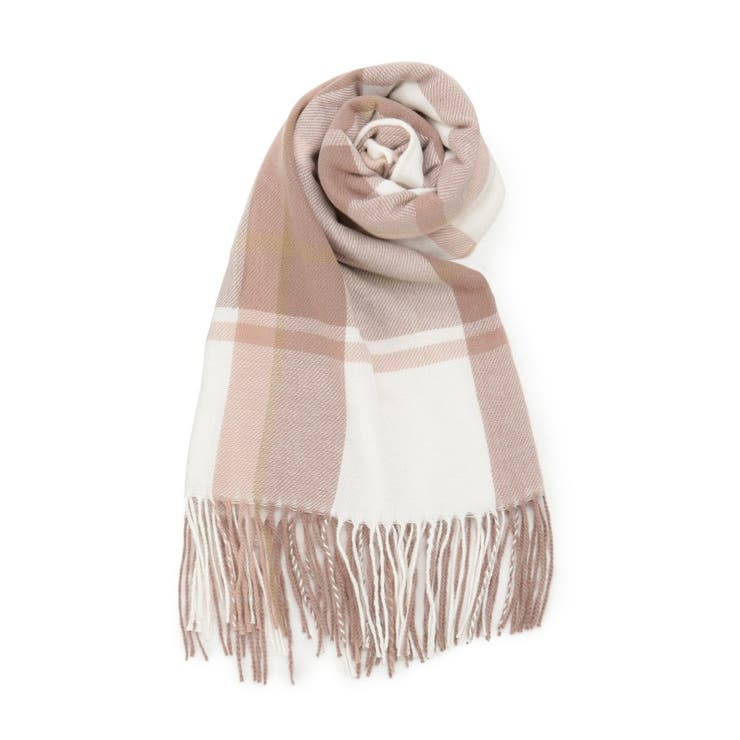 ピンク(272) | 【新色追加！】ポリエステル大判チェックストール | grove