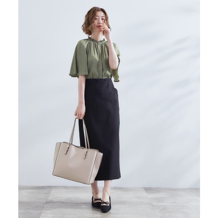 【人間工学・A4】サイドスリットトート | grove | 詳細画像2 