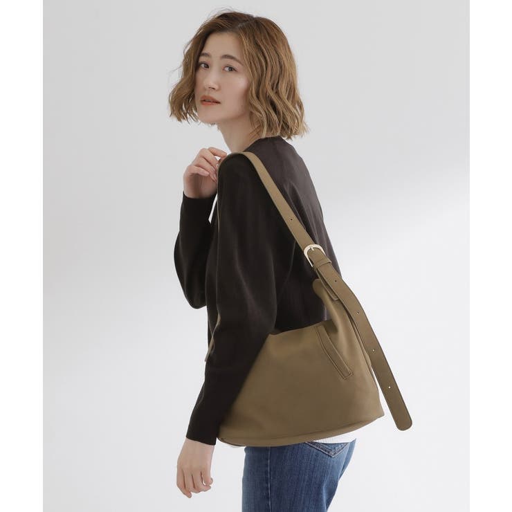 ブラウン(443) | アソートポケットワンショルダーバッグ | grove