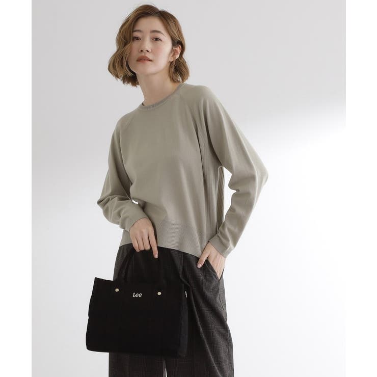 ブラック(019) | 【Lee別注】コーデュロイスクエアトート | grove