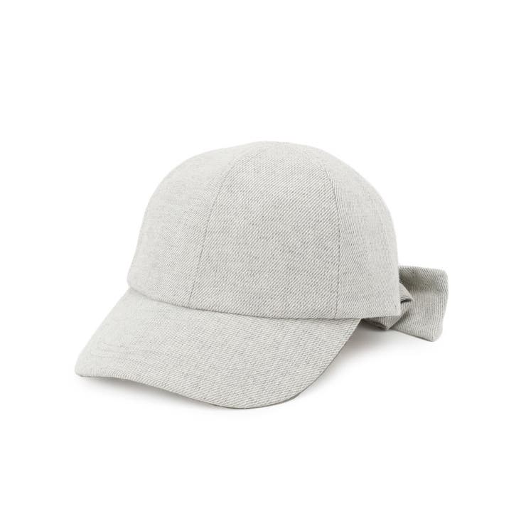 へリンボングレー(112) | リボンキャップ【UVカット・サイズ調整可能】 | grove