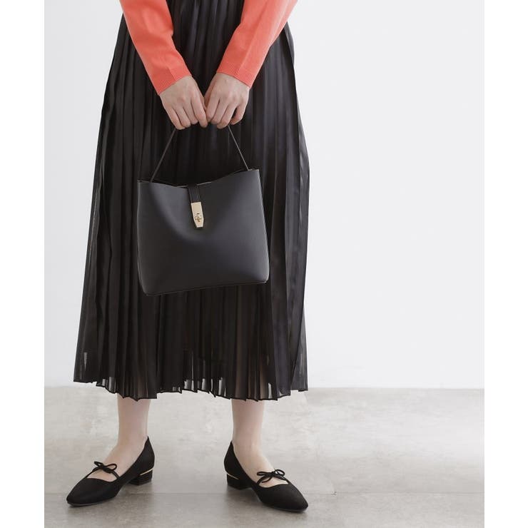 ブラック(019) | 【人間工学】メタルベルトダブルショルダーバッグ | grove