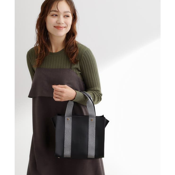 テープハンドルスクエア2WAYトート | grove | 詳細画像5 