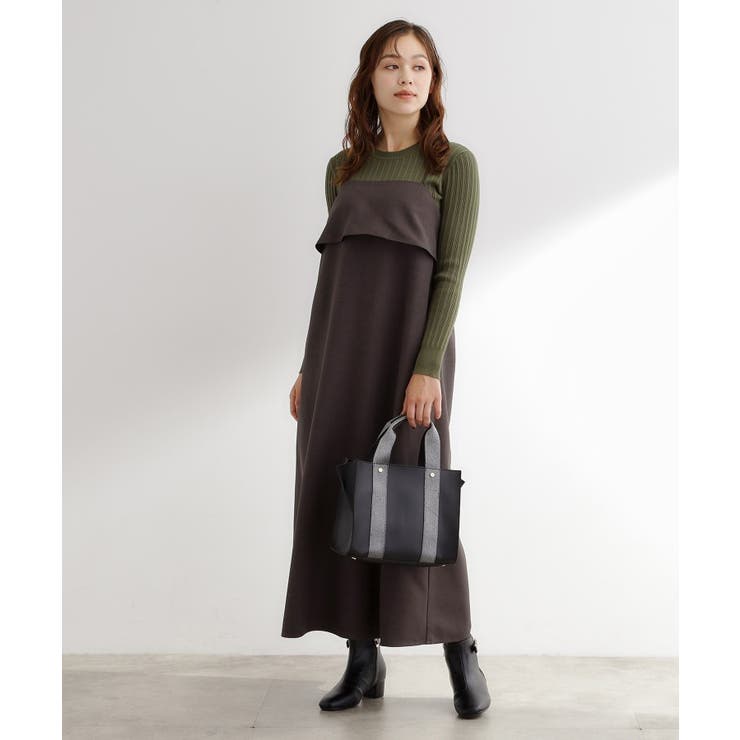 テープハンドルスクエア2WAYトート | grove | 詳細画像6 